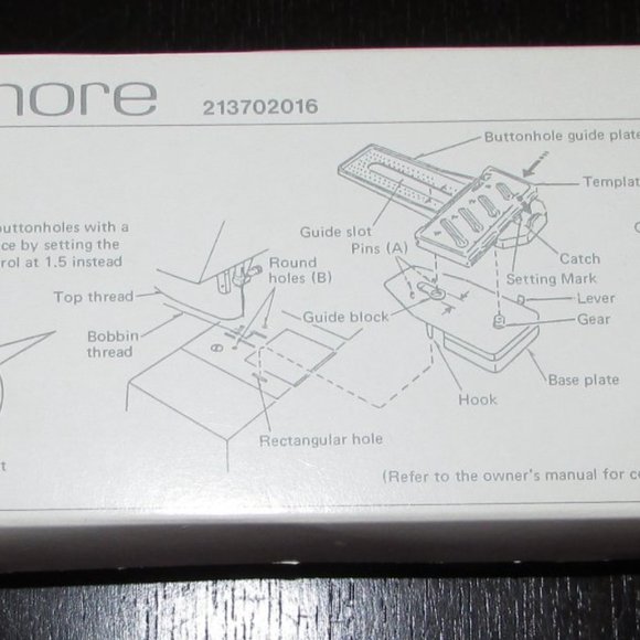 KENMORE Automatic Button Holer Kit - Picture 3 of 3